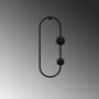 Wallity Cricket Gancho de pared Negro